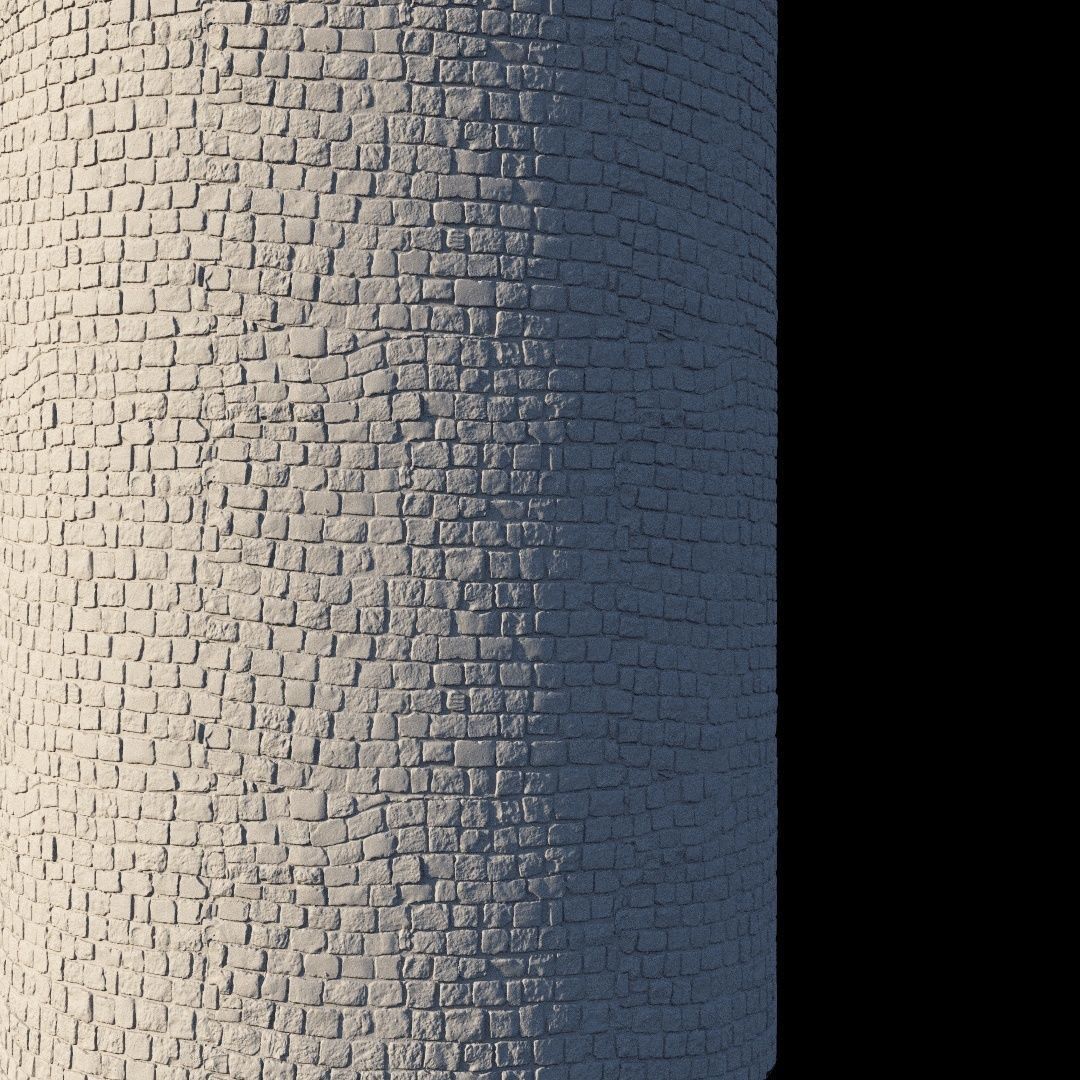 Old pavement 3D model_5