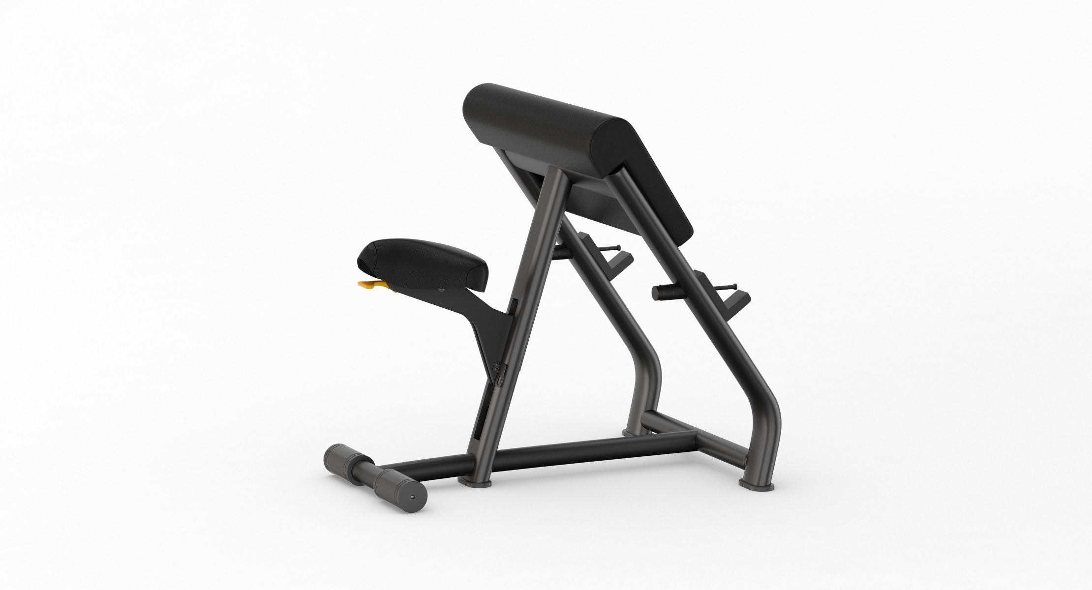 Technogym Pure Scott Bench 3D model_1
