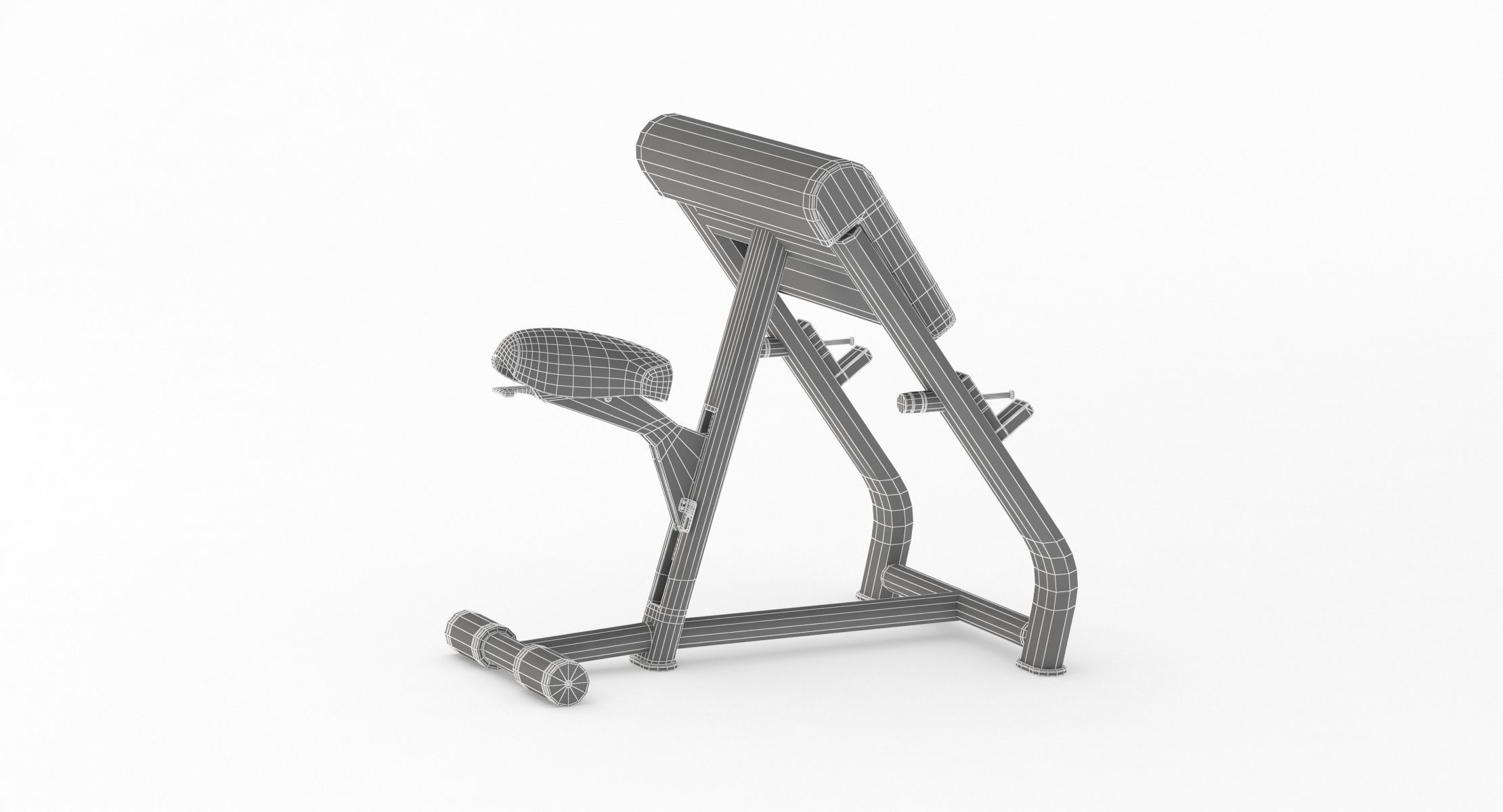 Technogym Pure Scott Bench 3D model_5