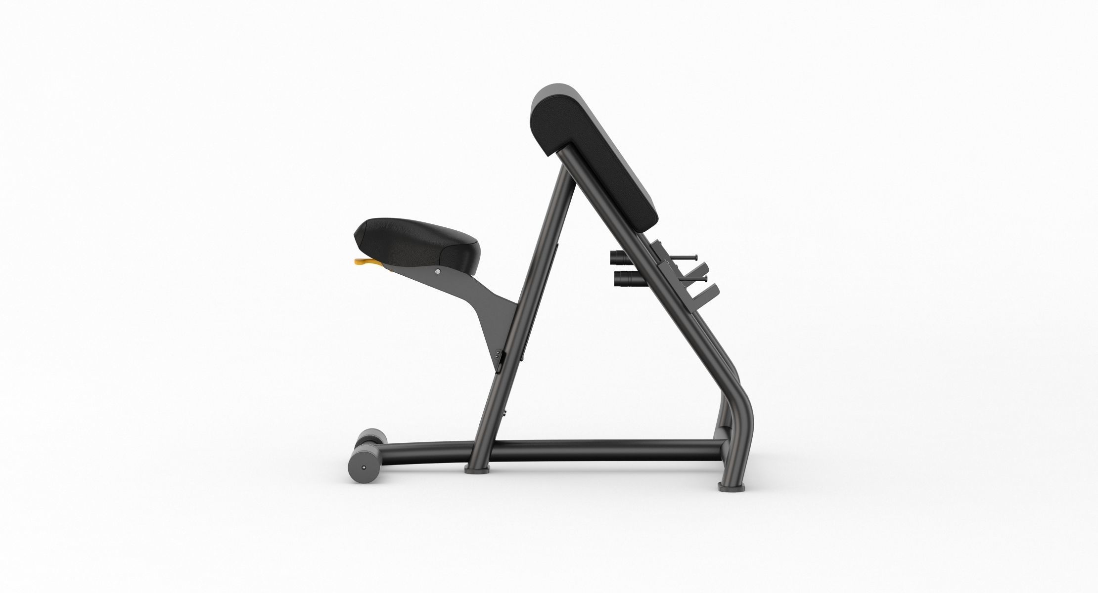 Technogym Pure Scott Bench 3D model_4