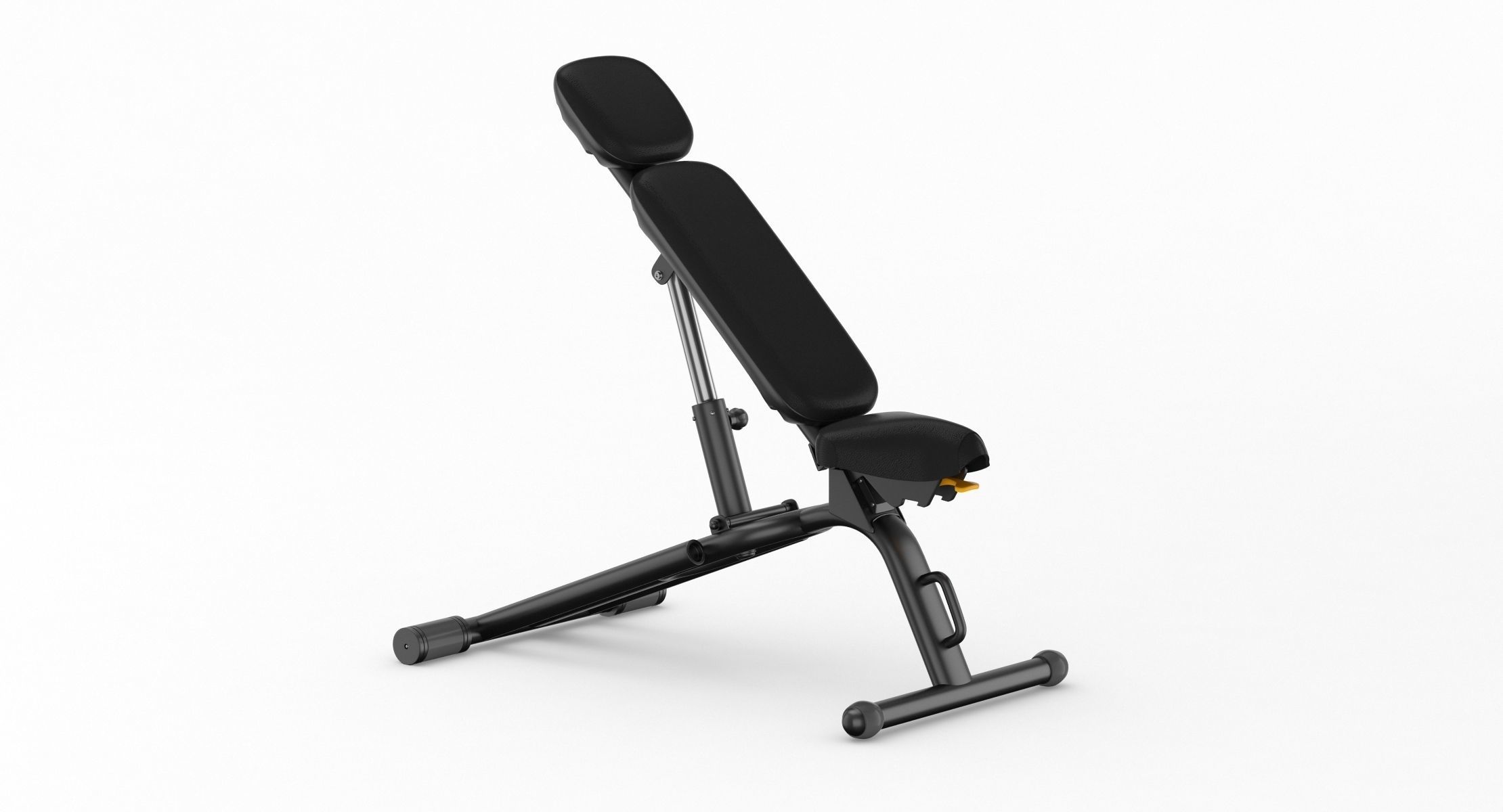 Technogym Adjustable Bench 3D model_1