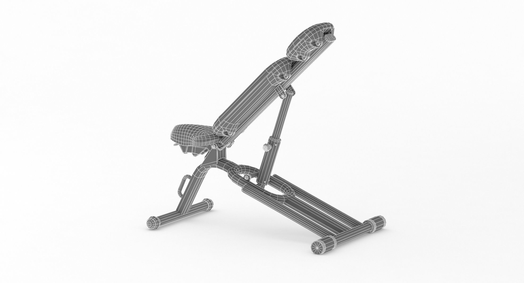 Technogym Adjustable Bench 3D model_6