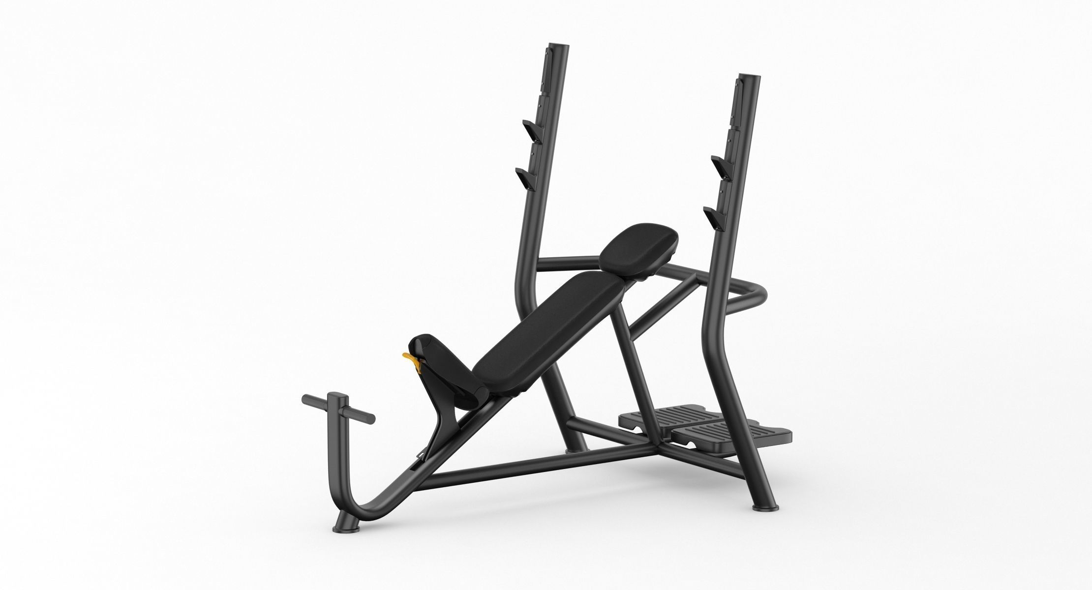 Technogym Element Inclined Weight Bench 3D model_2