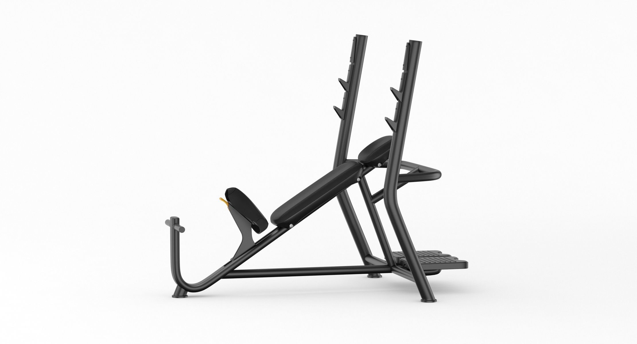 Technogym Element Inclined Weight Bench 3D model_4