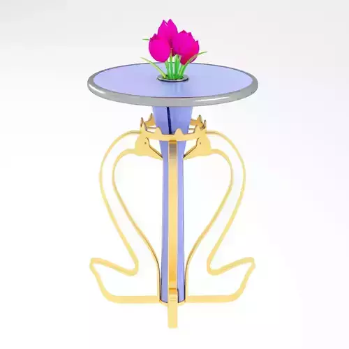 Swans swan side table