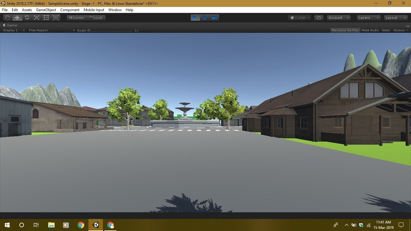 Game Ready environment gate in software Low-poly 3D model_2