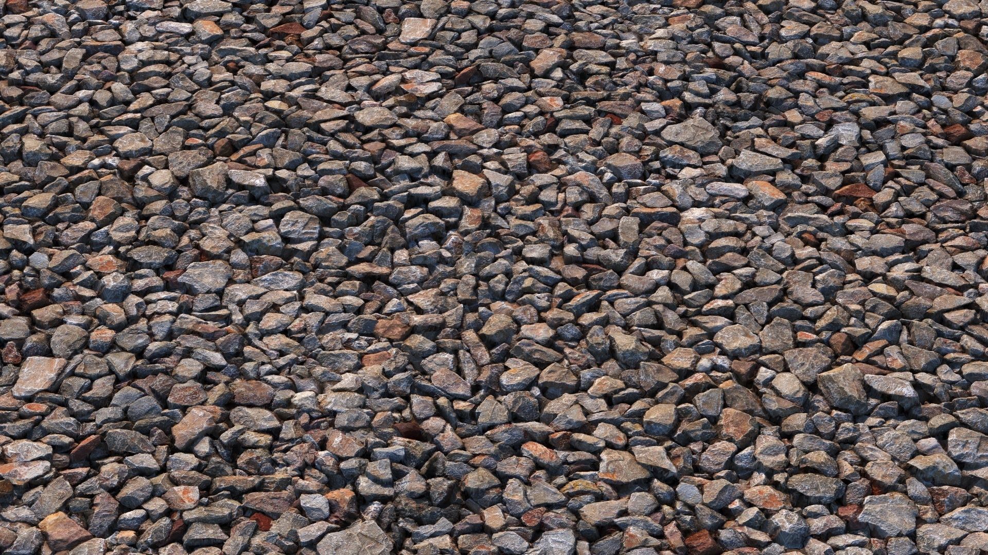 Road rubble material Texture_3