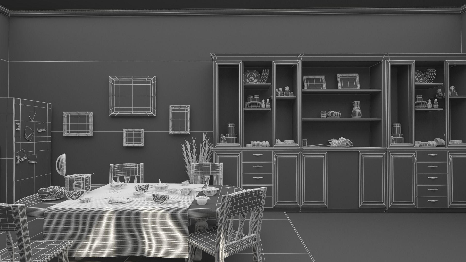 Asset - Cartoons - Kitchen  - 3D model Low-poly 3D model_9