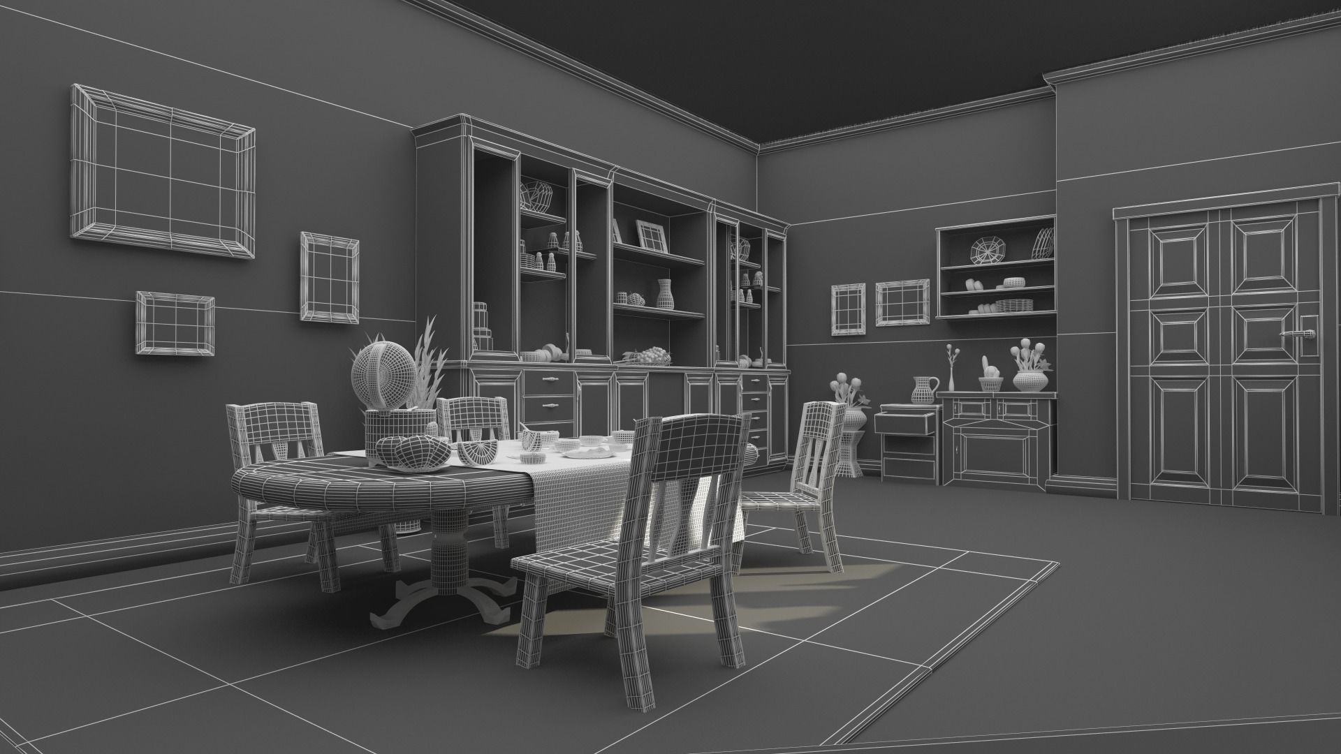 Asset - Cartoons - Kitchen  - 3D model Low-poly 3D model_14