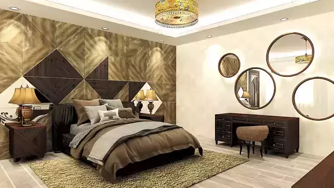 master bed  3d model