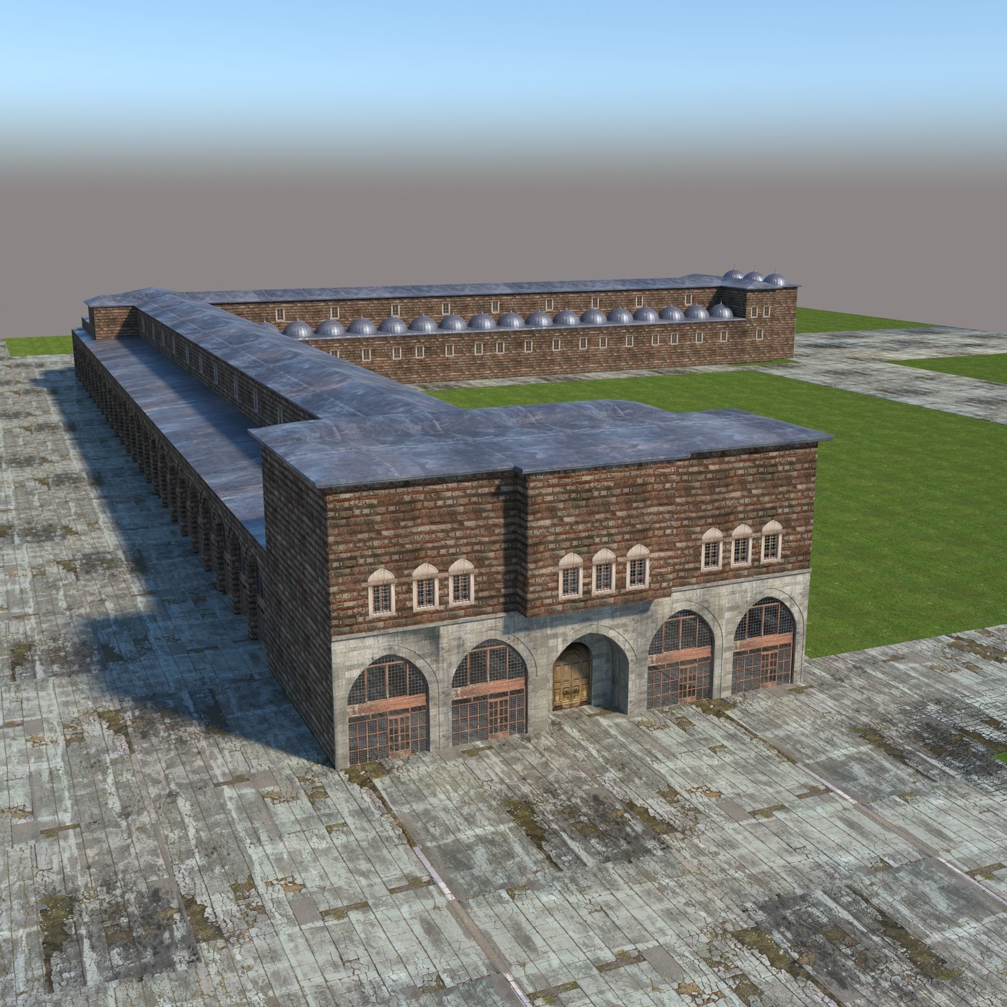 Old Covered Bazaar 3D model_19