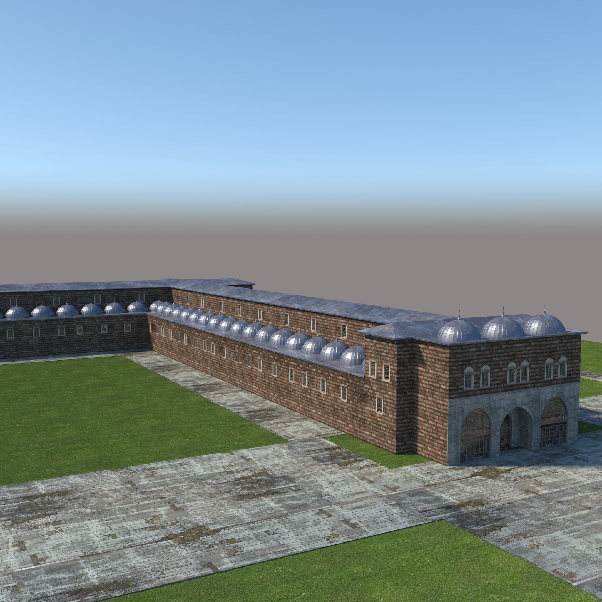 Old Covered Bazaar 3D model_14