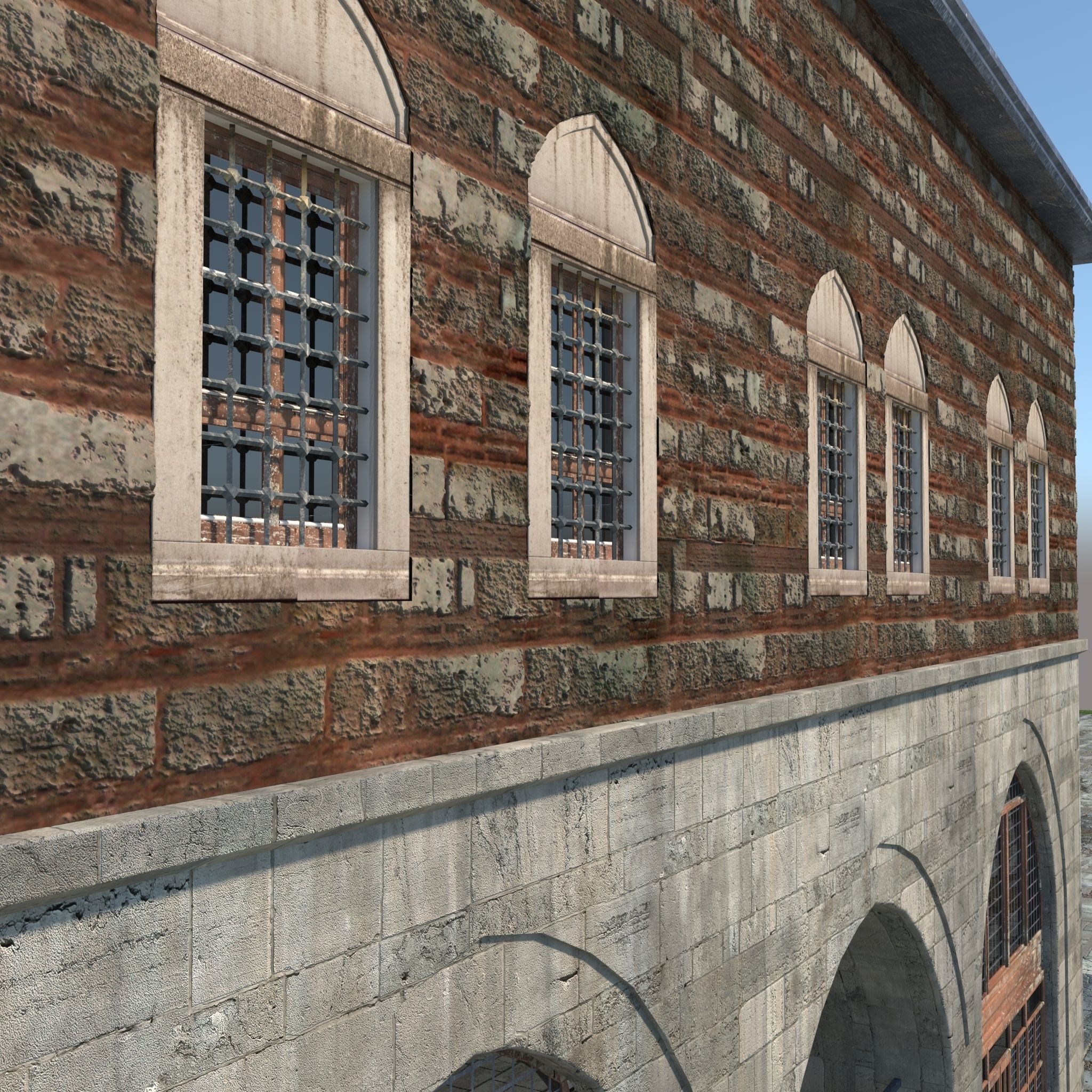 Old Covered Bazaar 3D model_4