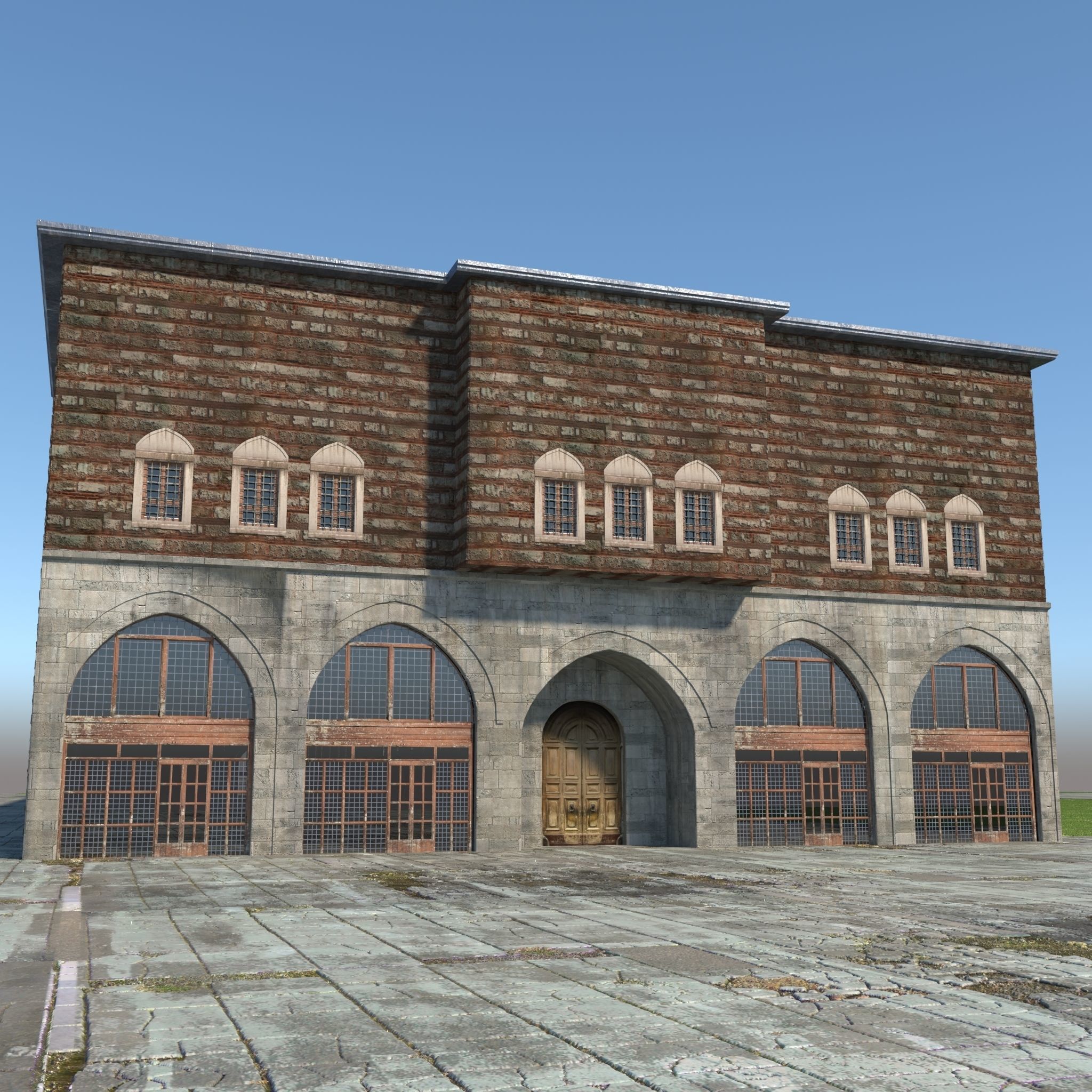 Old Covered Bazaar 3D model_16