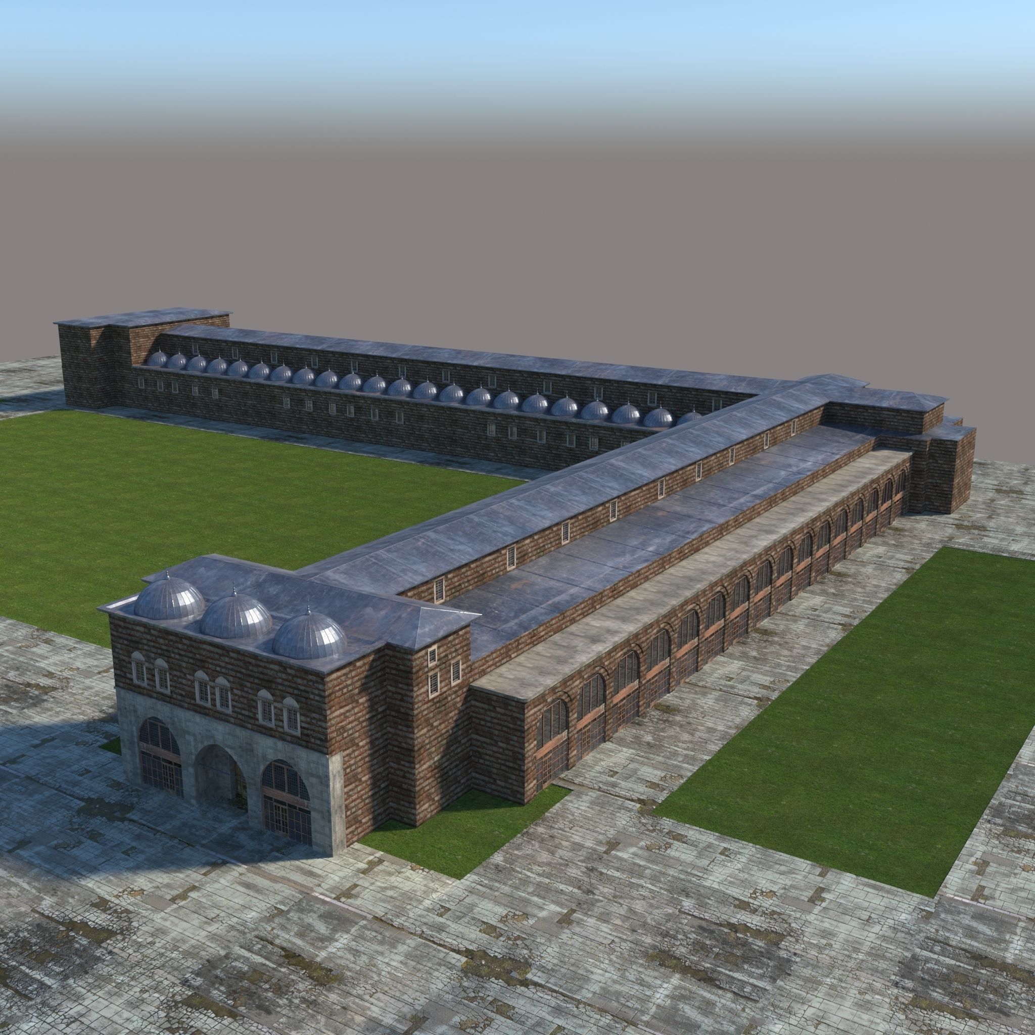 Old Covered Bazaar 3D model_12