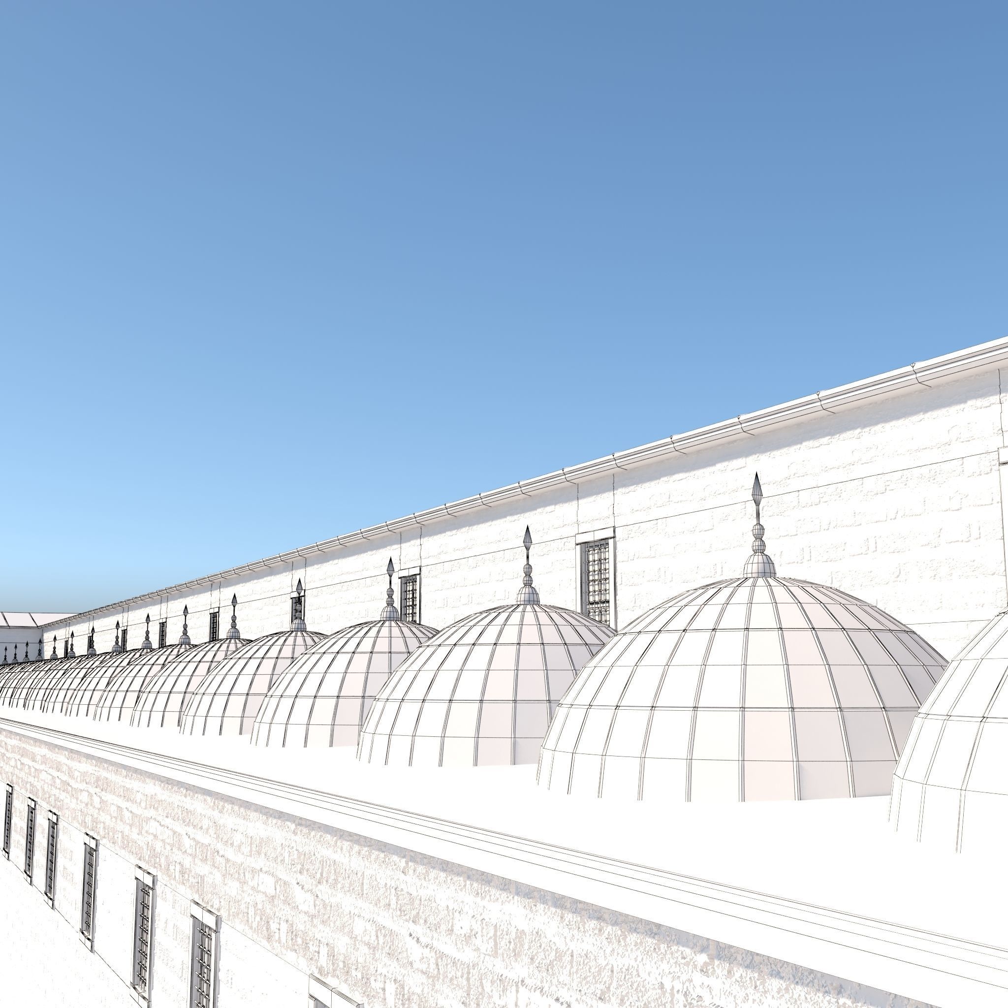 Old Covered Bazaar 3D model_7