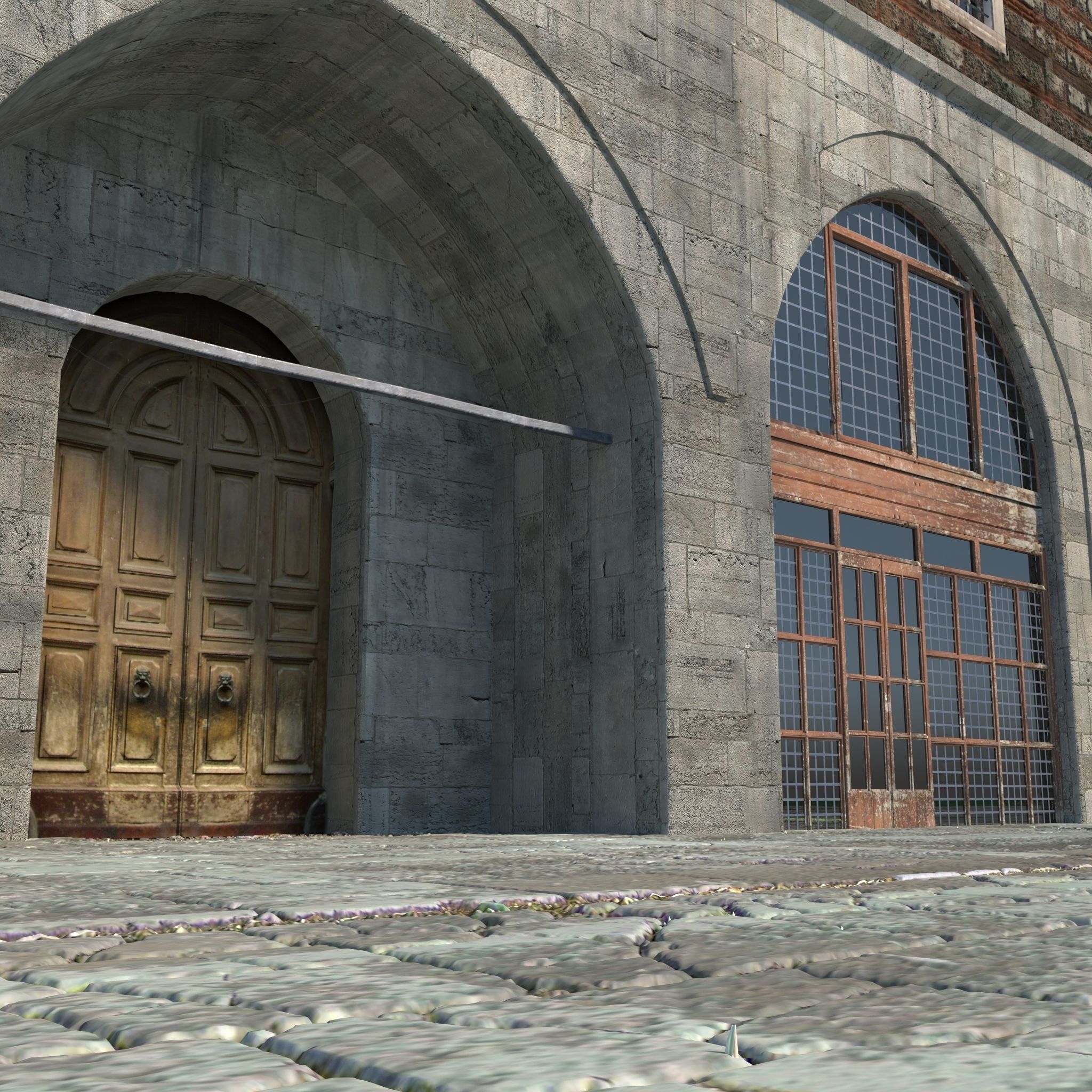 Old Covered Bazaar 3D model_2