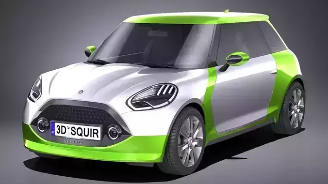 Generic Electric Compact 2018 lowpoly