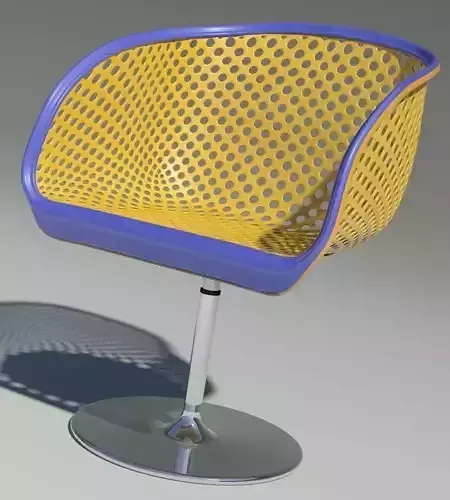 Areta chair Mental ray 3D model