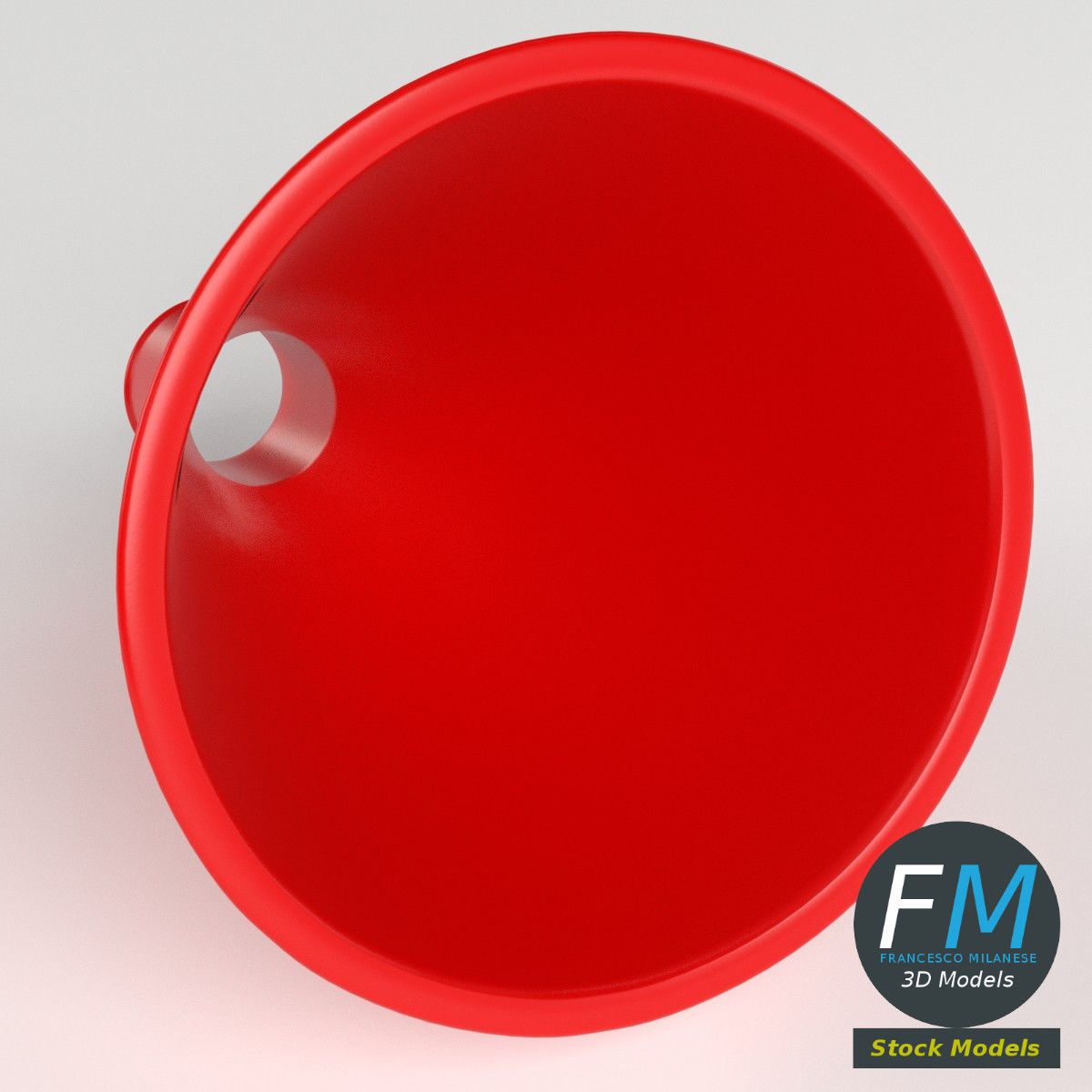 Acoustic megaphone 2 3D model_2