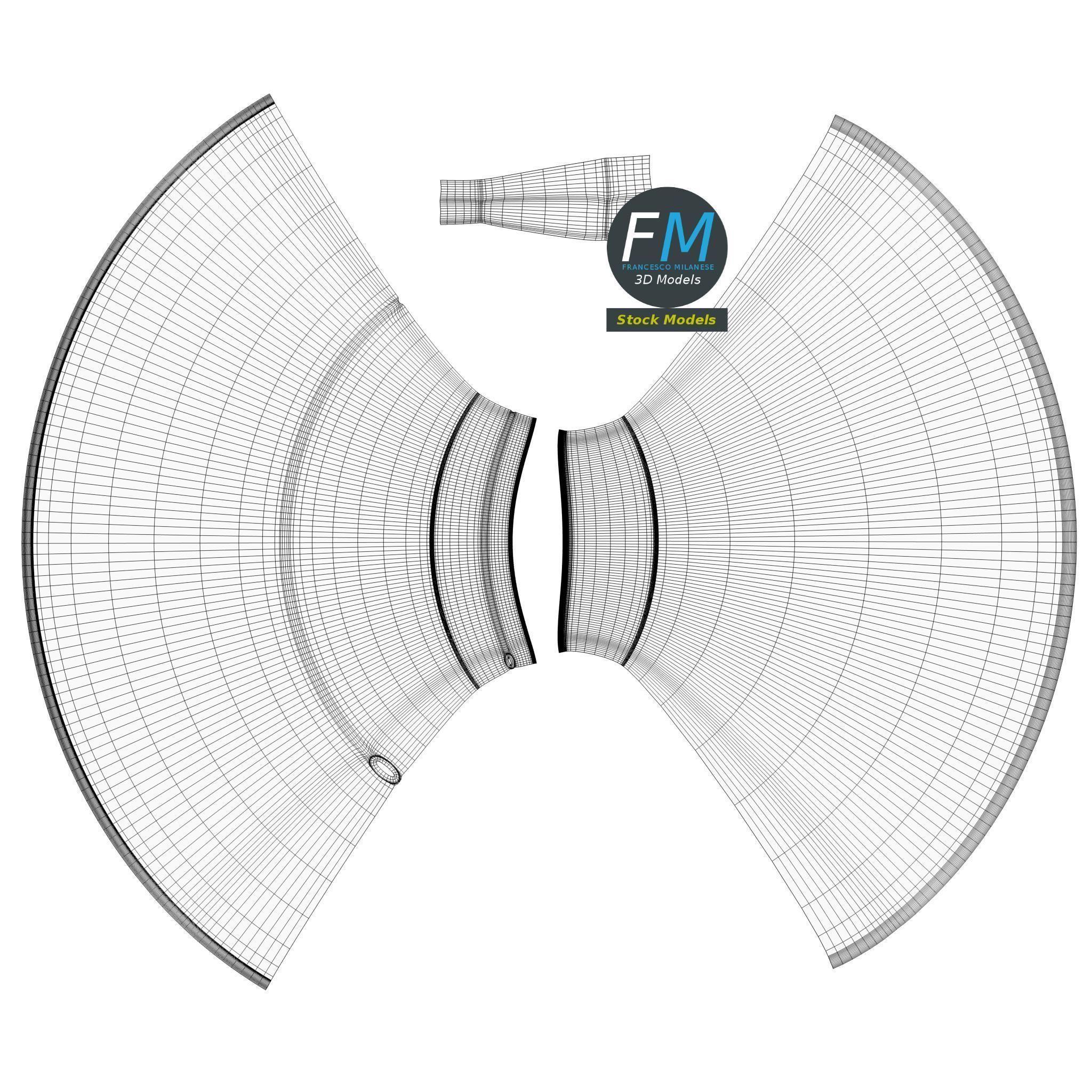 Acoustic megaphone 2 3D model_11