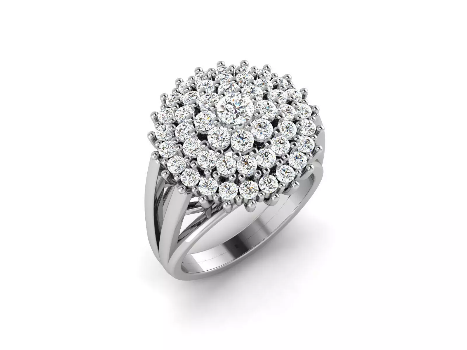 Solitaire Ring Rendering Solitaire ring 3dm stl render detail 3D print model 3D model 3D ...