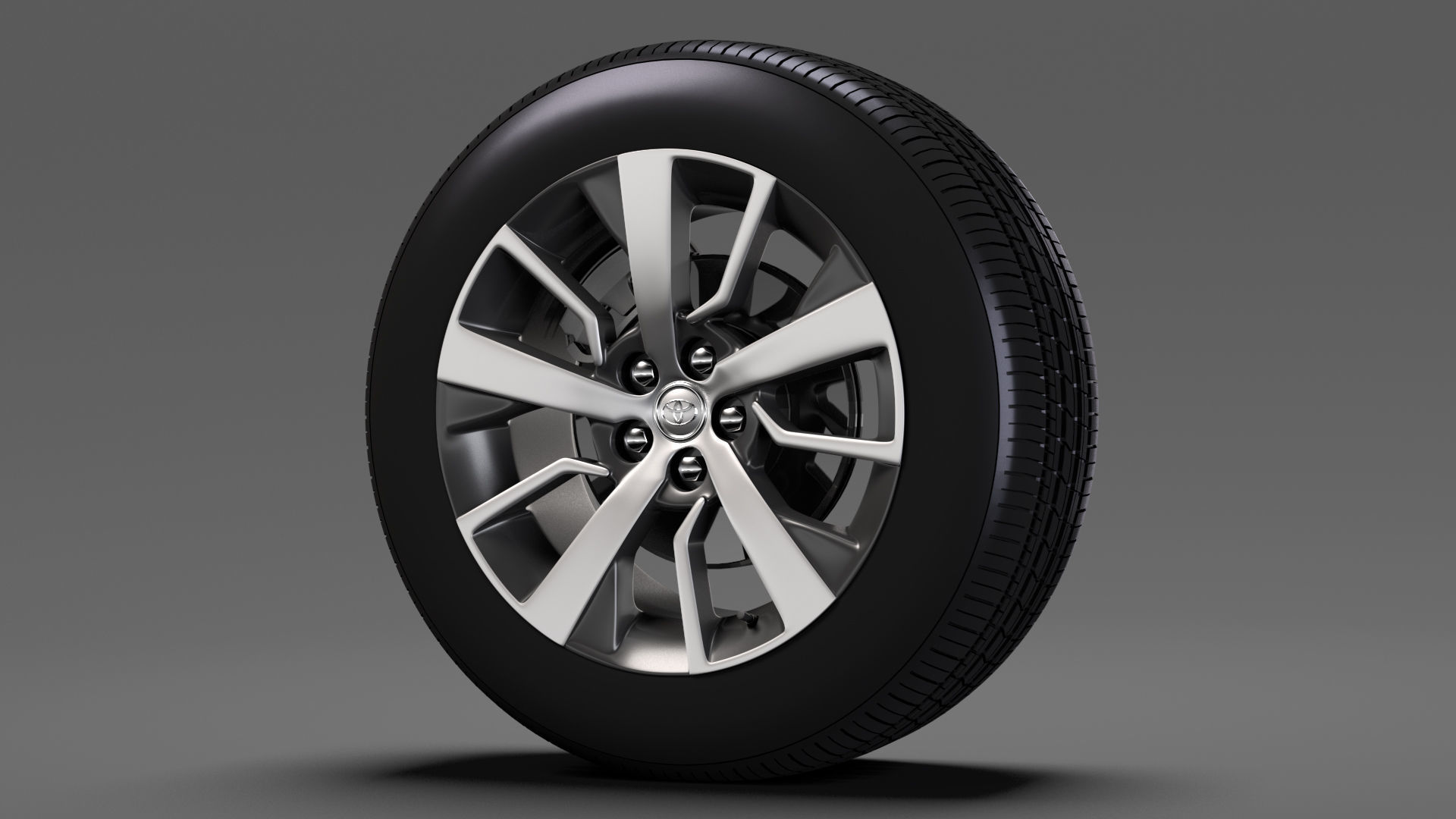 Toyota ProAce Verso wheel 2017 3D model_3