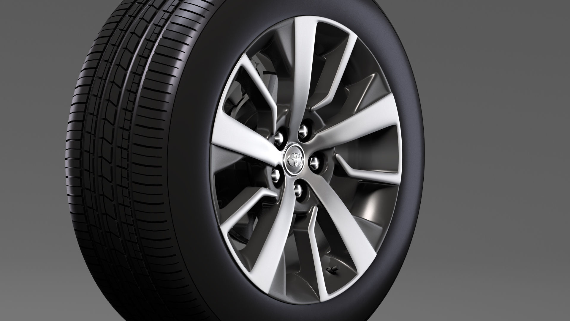 Toyota ProAce Verso wheel 2017 3D model_2