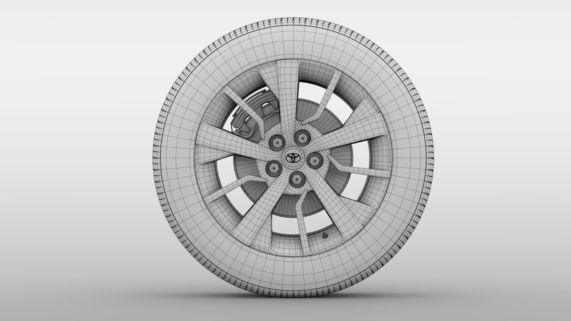 Toyota ProAce Verso wheel 2017 3D model_6