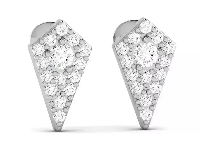 Women earrings 3dm stl render detail 3D print model