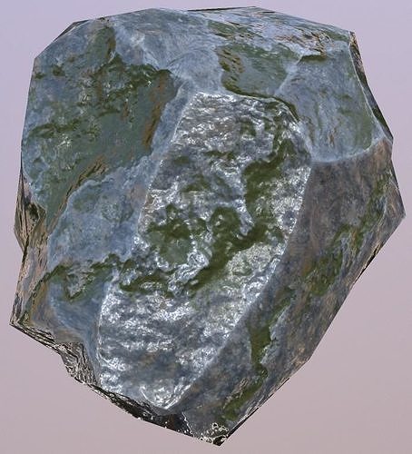 Rock Low Poly Low-poly 3D model
