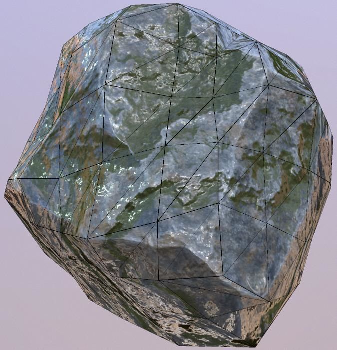 Rock Low Poly Low-poly 3D model_5