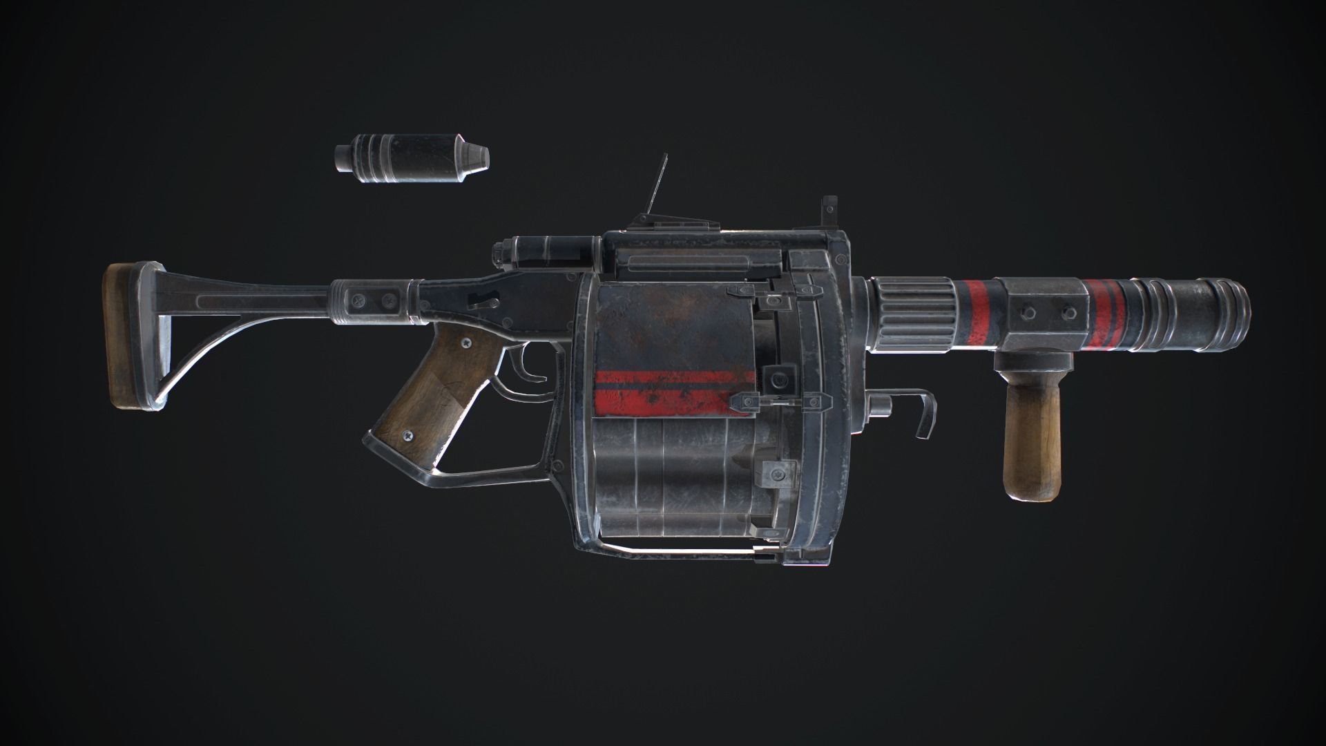 MGL 190 Low-poly 3D model_2