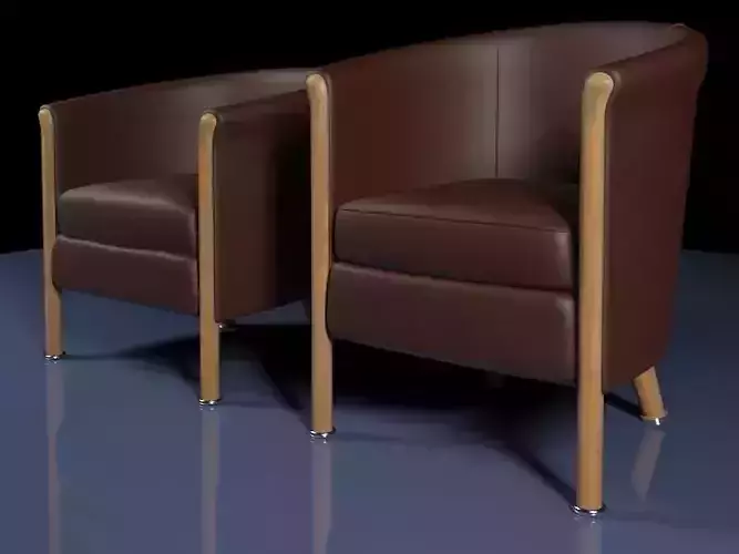 Club armchair Mental Ray