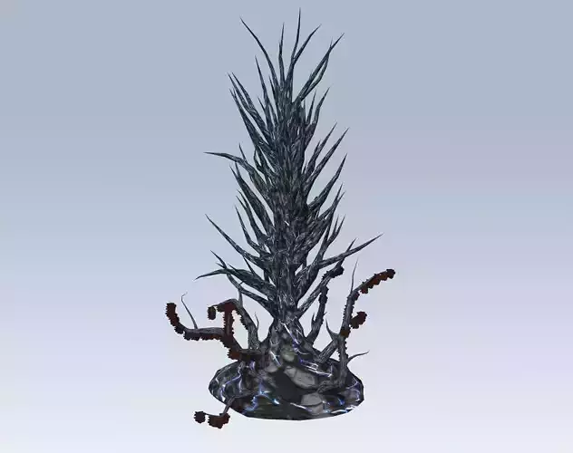 Tree sci-fi 3D model