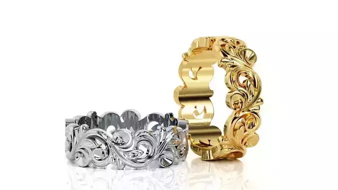 Ring Band R 0009 3D print model