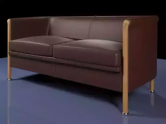 Club Sofa 2 Pillow Mental Ray