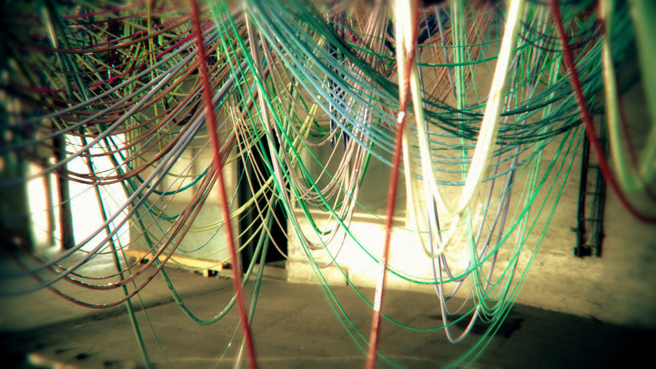 Hanging Cables - 62 Structures Kitbash set Low-poly 3D model_1