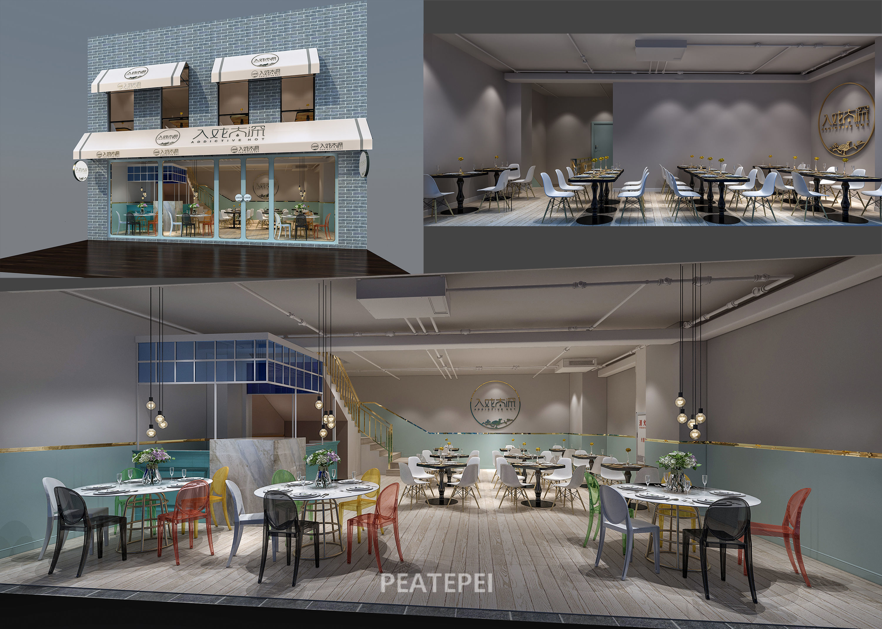 coffee house 3D model_9