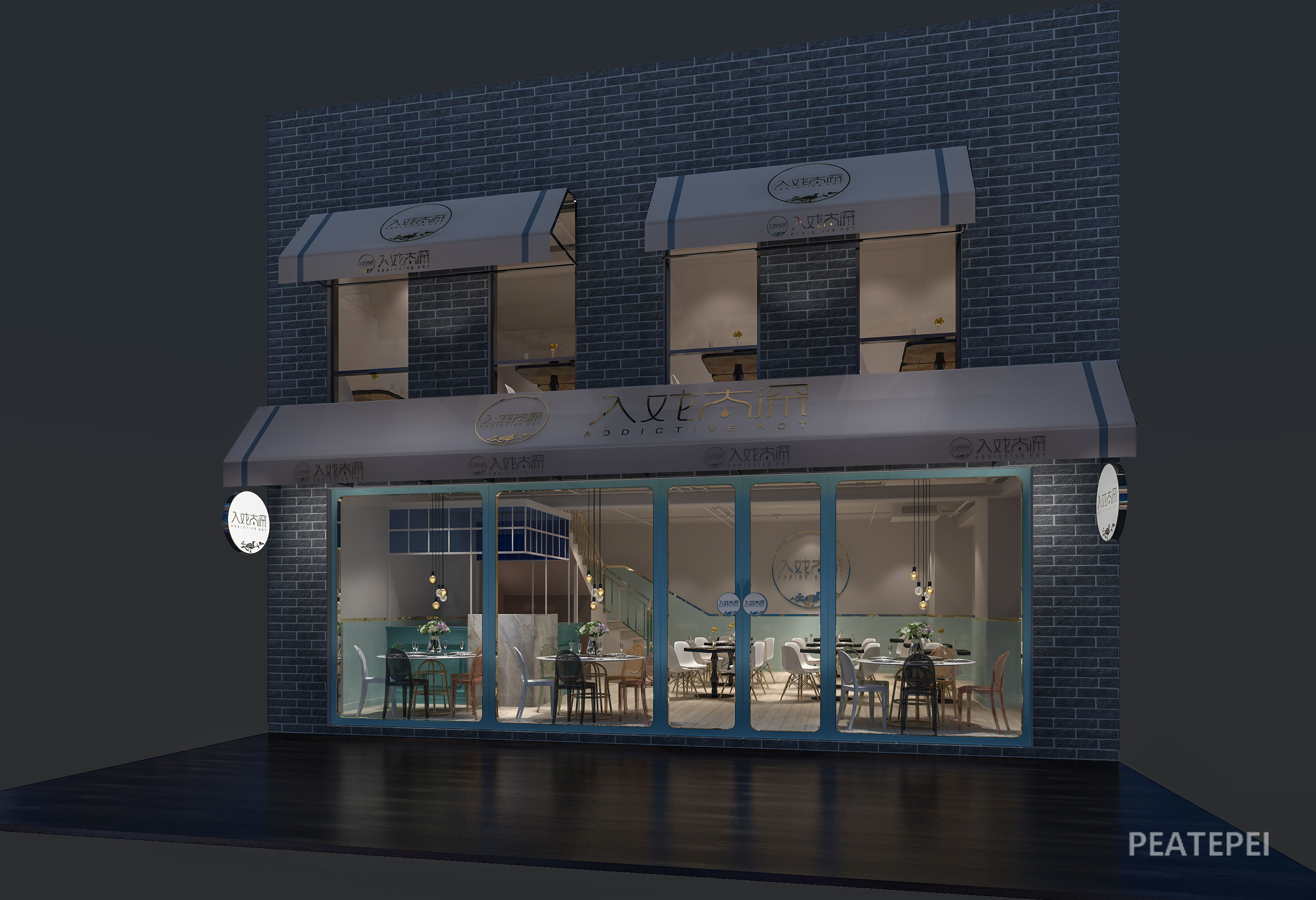 coffee house 3D model_4