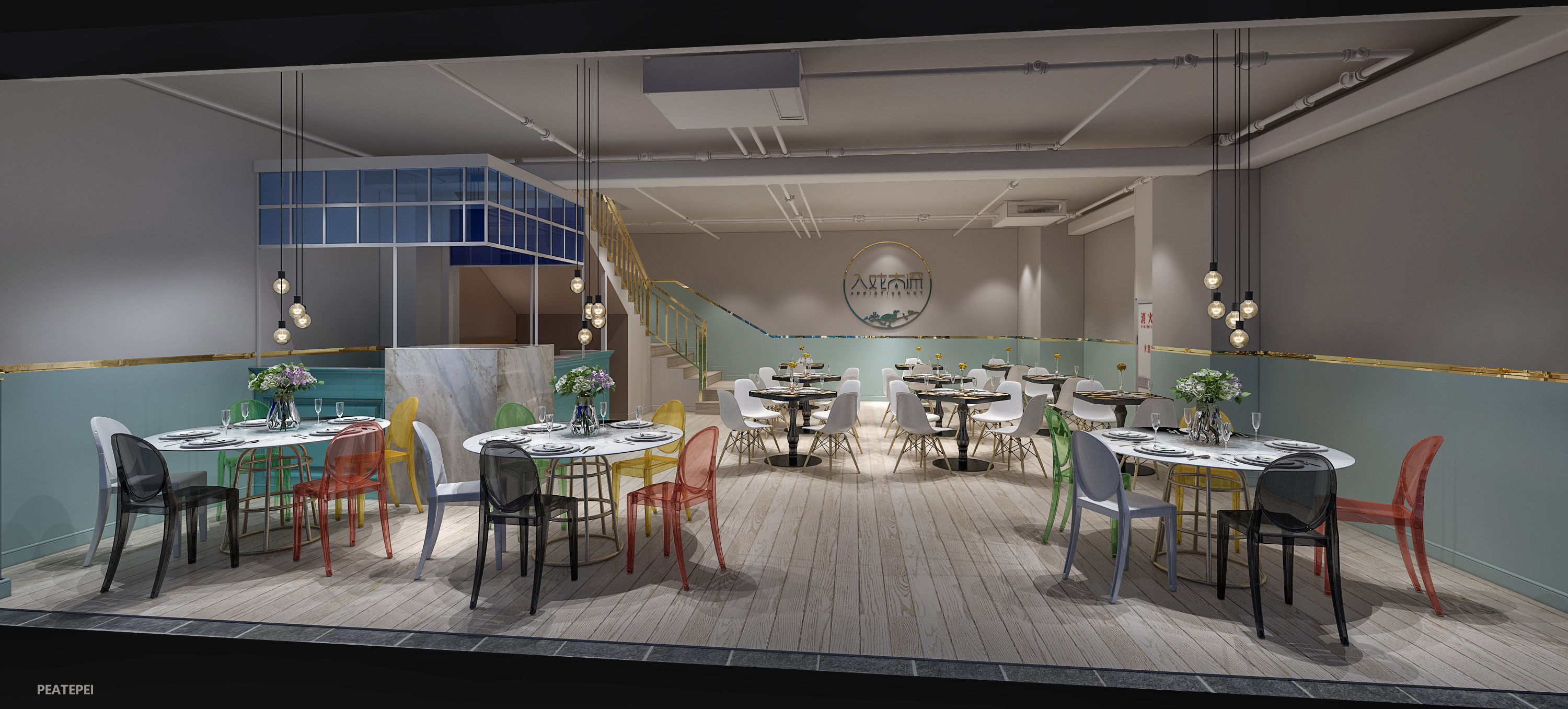 coffee house 3D model_6