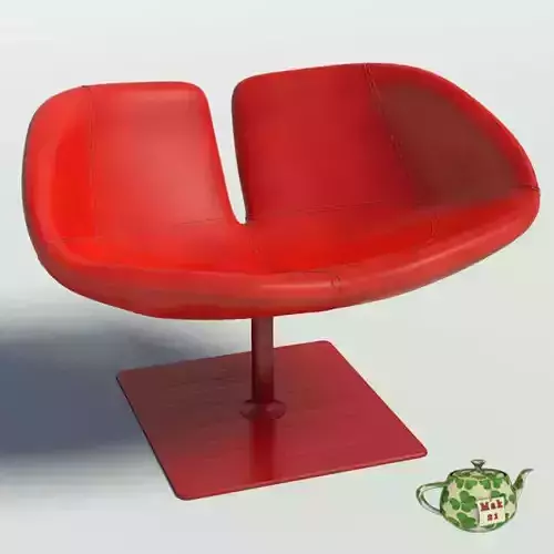 Fjord revolving Mental Ray 3D model