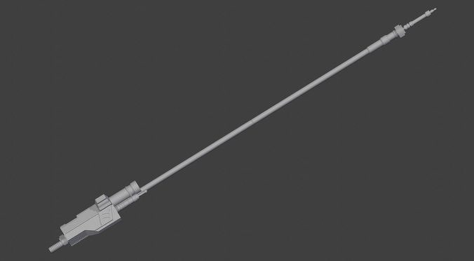 Boushh Staff 3D print model