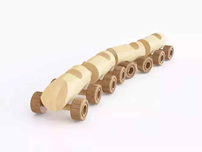 Wooden toy train 05