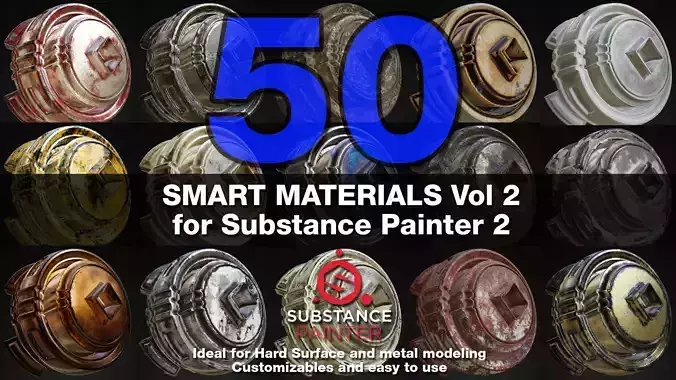 Substance Painter Smart Materials Vol 2