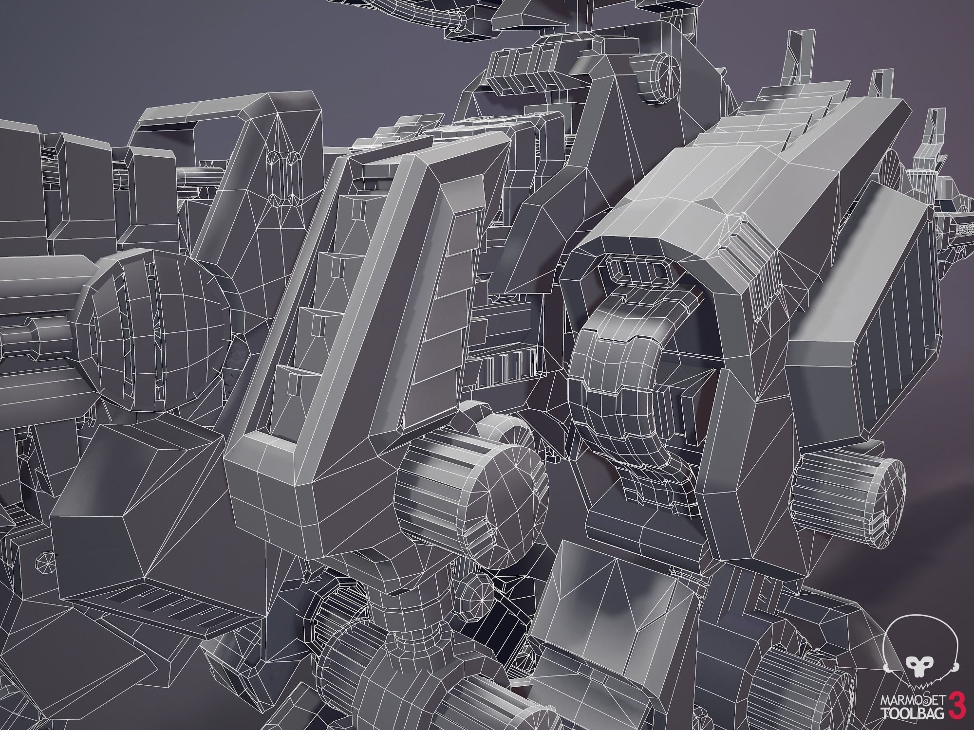 Zoid Genosaurer model 3D PBR  3D model_12