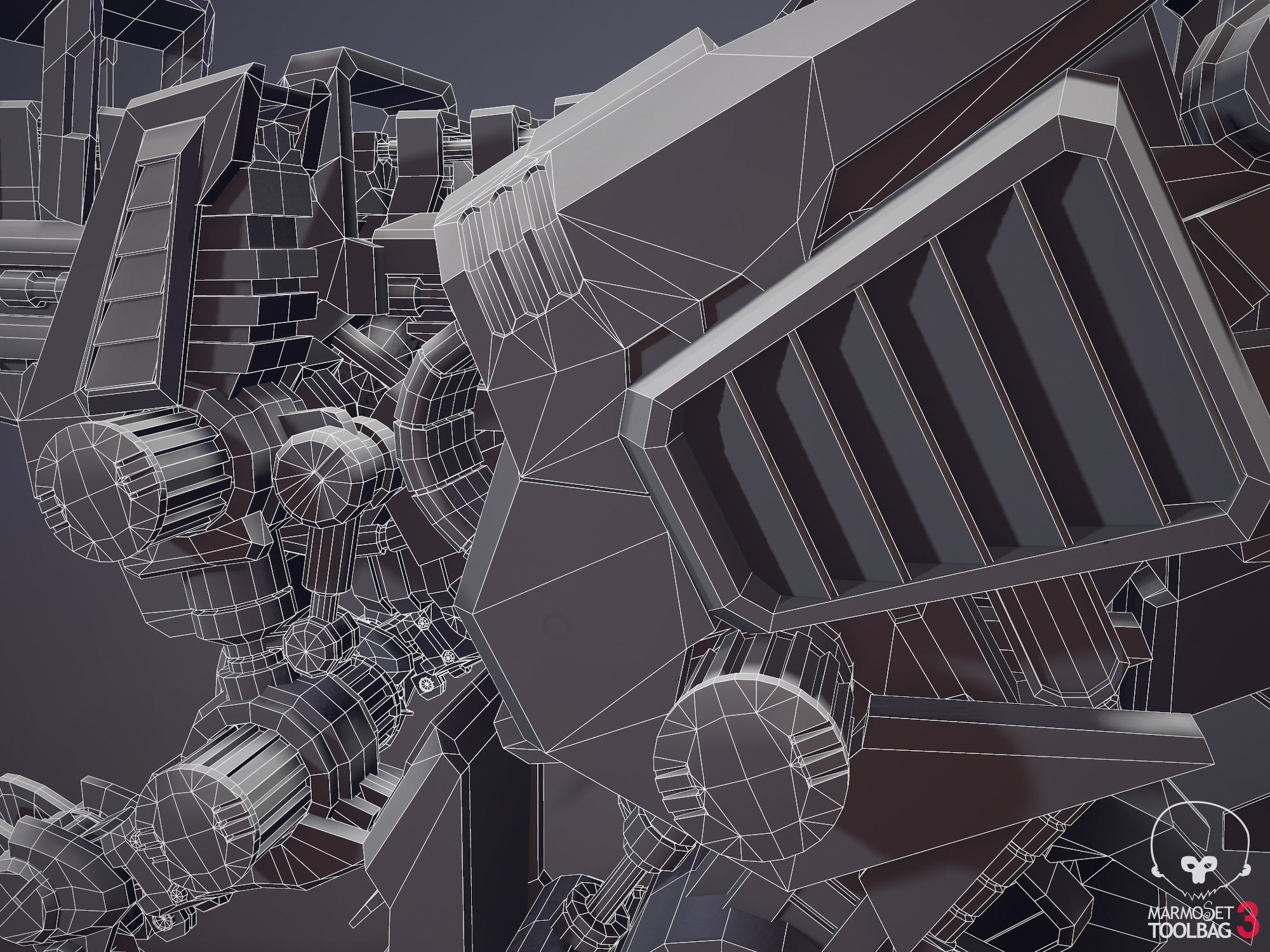 Zoid Genosaurer model 3D PBR  3D model_14