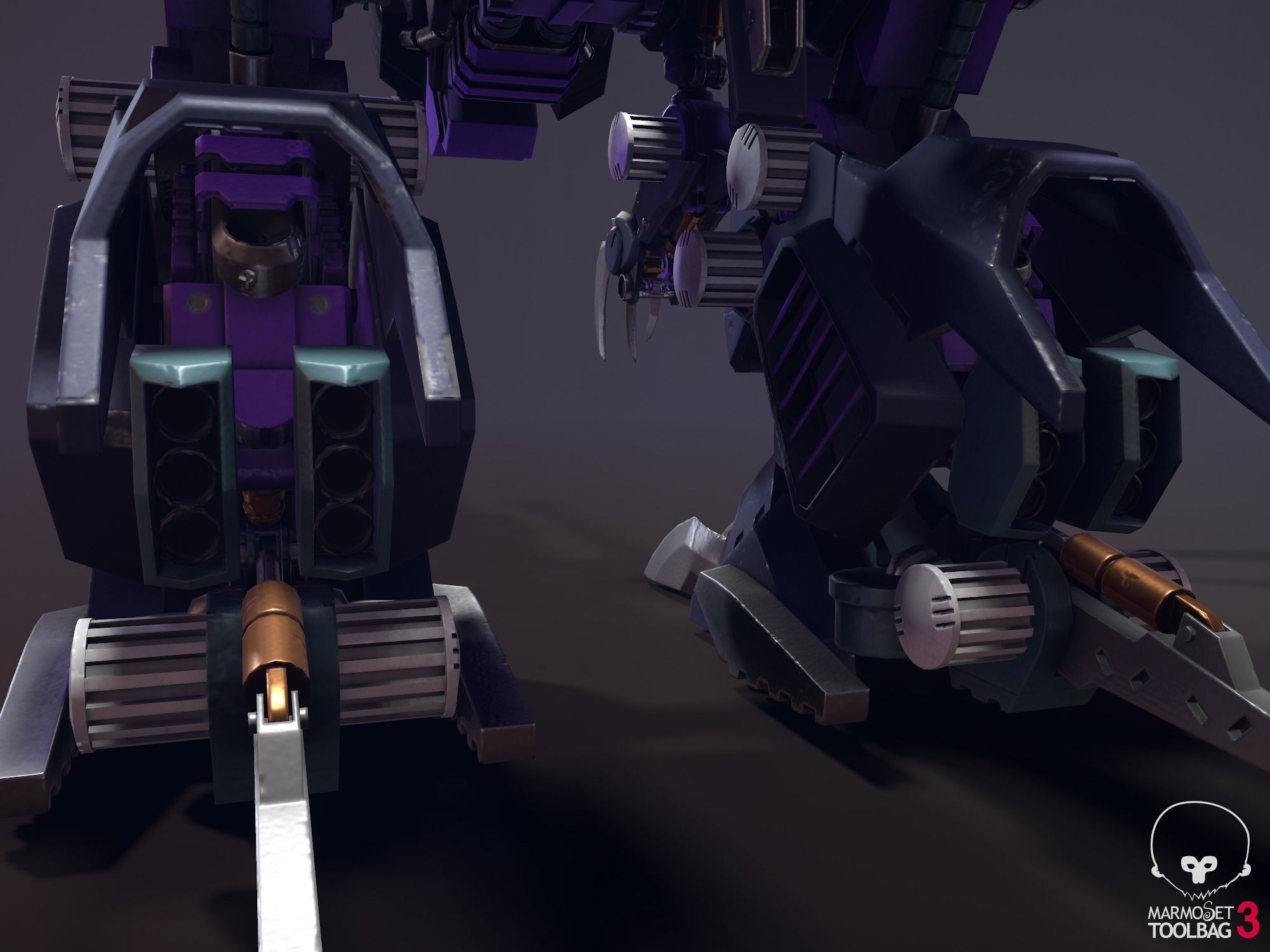 Zoid Genosaurer model 3D PBR  3D model_15
