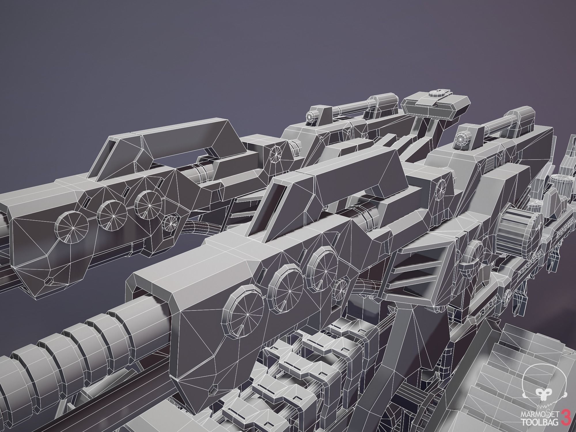 Zoid Genosaurer model 3D PBR  3D model_24