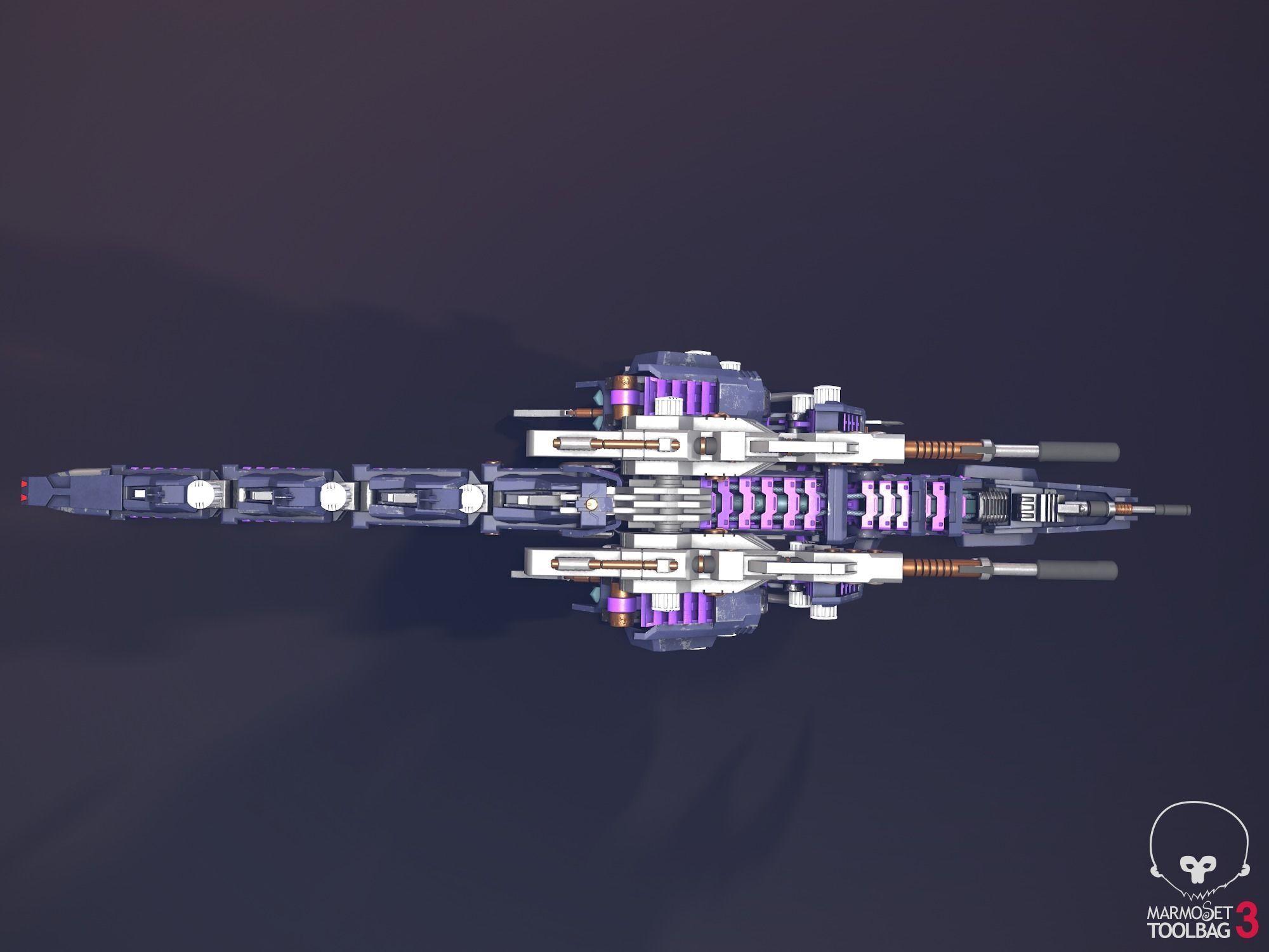 Zoid Genosaurer model 3D PBR  3D model_7